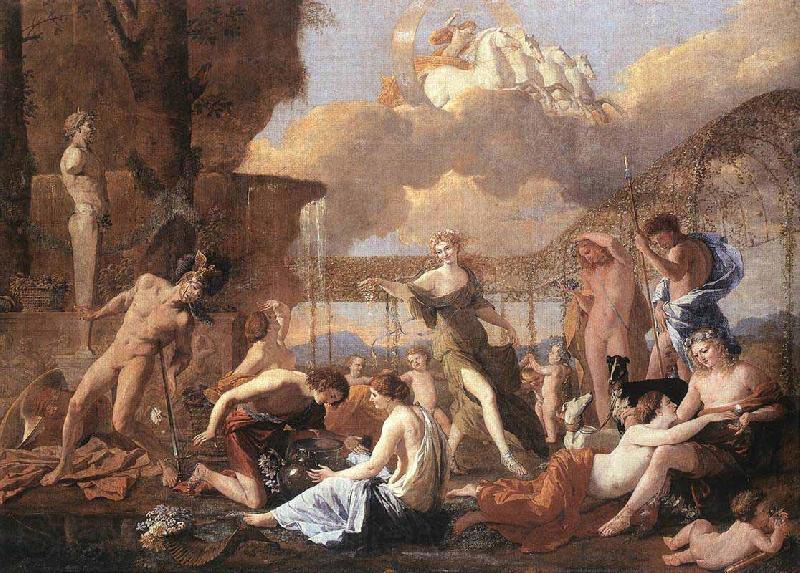 Nicolas Poussin Realm of Flora Norge oil painting art